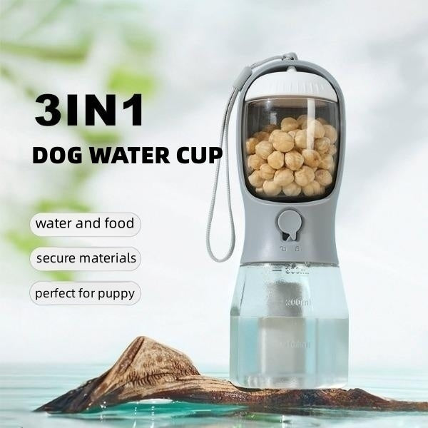 Portable 3-in-1 Pet Water Cup